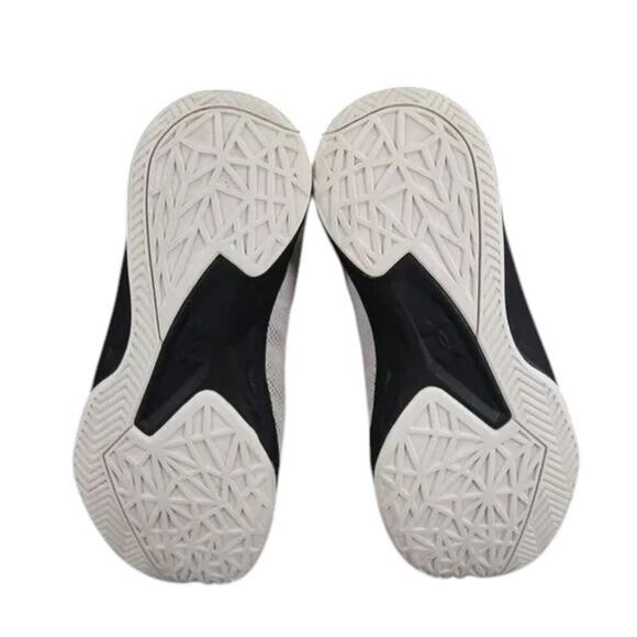 Under Armour Shoes Womens 8 Athletic Trainers Basketball Sports Active White Mid - Picture 10 of 14